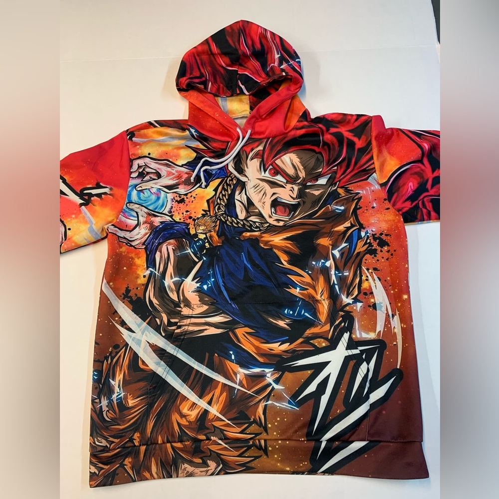 Anime 3D print hoodie sweatshirt size XL